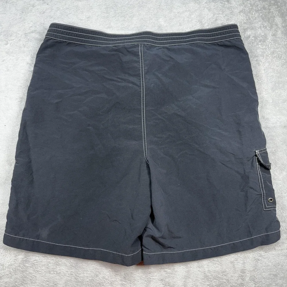 Polo Ralph Lauren‎ Swim Trunks Mens Large Navy Blue Red Board Shorts Beachwear